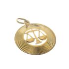 Image 4 of Gold pendant of the zodiac sign Libra