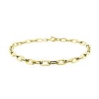 Image 1 of Gold anchor link bracelet | 19.5 cm