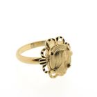 Image 4 of Vintage gold ring with Maria relief