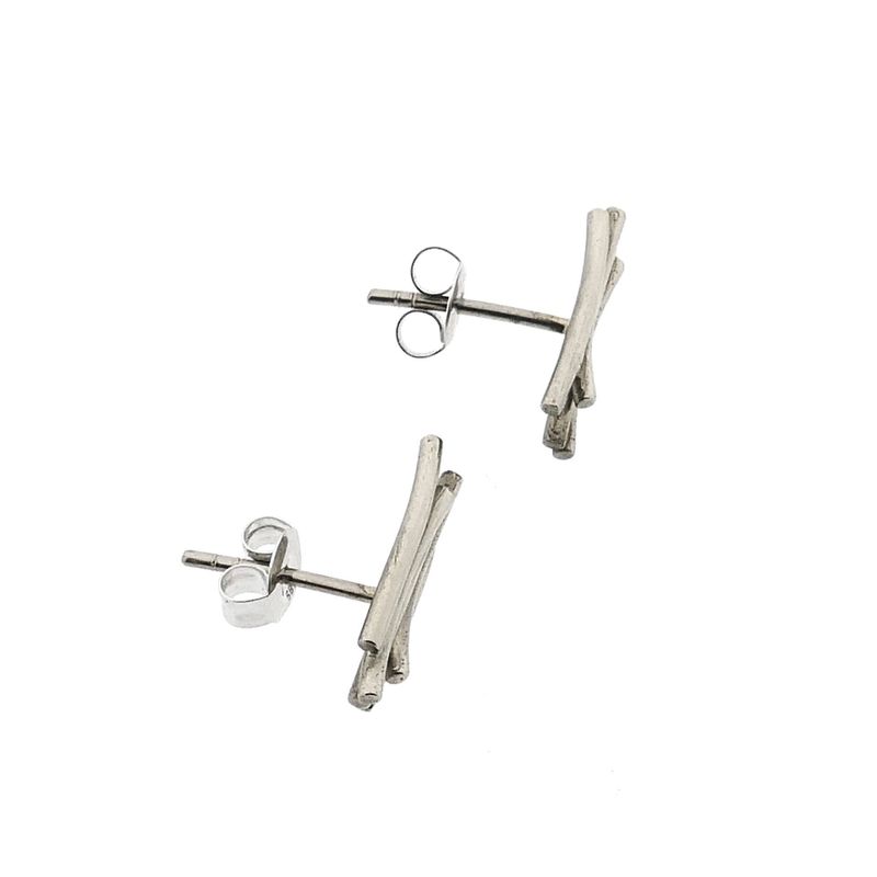 Image 9 of Vintage White Gold Stud Earrings