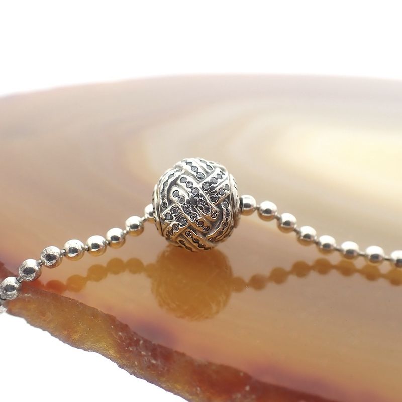 Image 2 of Pandora Essence charm; Silver; Friendship