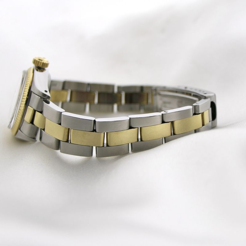 Image 13 of Rolex Oyster Perpetual 6719; Vintage gold/steel ladies' watch
