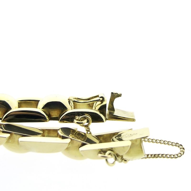 Image 5 of Gold Bismarck link bracelet | 19.5 cm