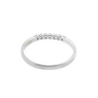 Image 5 of White gold ring/sliding ring with diamond | 0.105 ct.