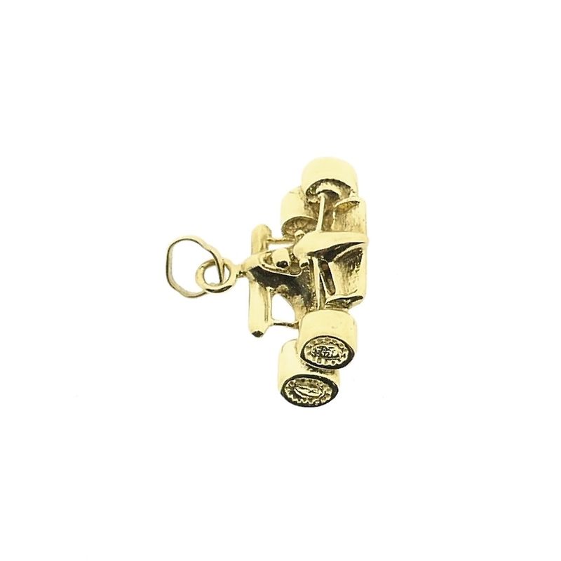 Image 6 of Gold pendant of a Formula 1 racing car