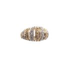 Image 2 of Two-tone gold fantasy ring set with diamonds; 0.37 ct.