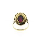 Image 4 of Vintage gold entourage ring with garnet