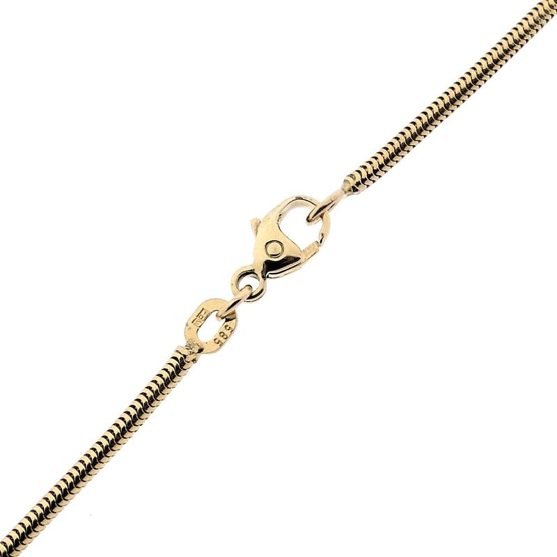 Image 7 of Gold snake link chain | 42 cm