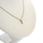 Image 6 of Gold minimalist pendant with diamond | 0.005 ct.