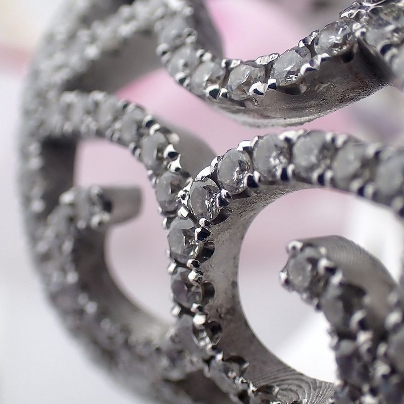 Image 4 of White gold royal ring set with sapphire and diamonds; 3.00 ct.