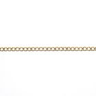 Image 5 of Gold thin gourmet link necklace | 40.5 cm