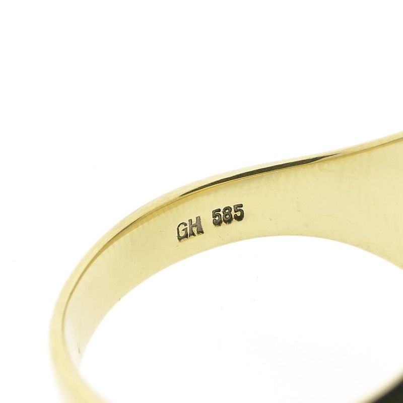 Image 6 of Two-tone gold signet ring | Men's