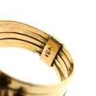 Image 8 of 18K Gold Harem Ring with Gemstones