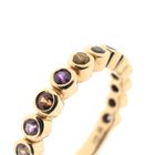 Image 3 of 18K rose gold ring with a mix of sapphires | Source