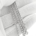 Image 7 of White gold ball link chain