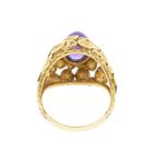 Image 5 of Gold cocktail ring with amethyst