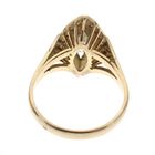 Image 7 of 18-karat vintage cocktail ring with diamonds | approx. 1.00 ct.