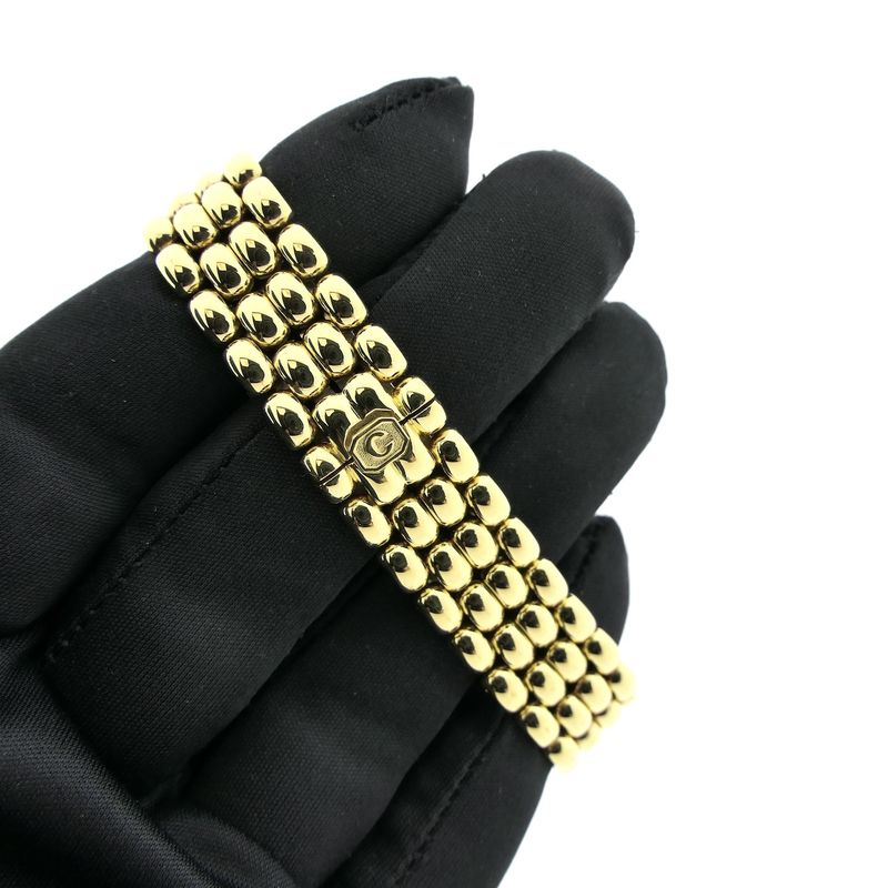 Image 6 of Chopard Happy Sport 4142; Exclusive 18k gold women's watch with diamonds