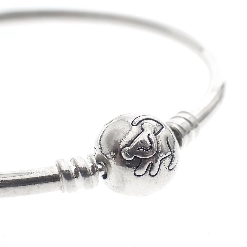Image 6 of Disney X Pandora bracelet; Silver; Lion King Charm Bangle | Ø 60.0 mm