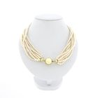 Image 1 of Pearl necklace with gold clasp