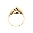 Image 2 of Gold mother-child ring with diamond; 0.06 ct.