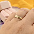 Image 4 of Two-tone gold ring with diamonds; 0.02 ct.