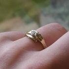 Image 9 of Gold ring with diamond