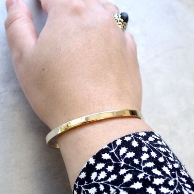 Image 2 of Gold slave bracelet | Ø 65mm