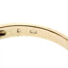 Image 4 of Gold solitaire ring with diamond; 0.05 ct.