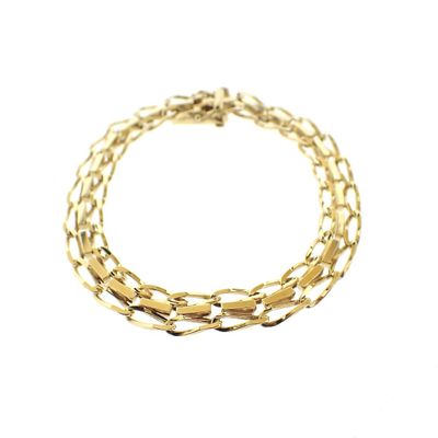Golden fantasy link bracelet | 19 cm Image 1 of Golden fantasy link bracelet | 19 cm