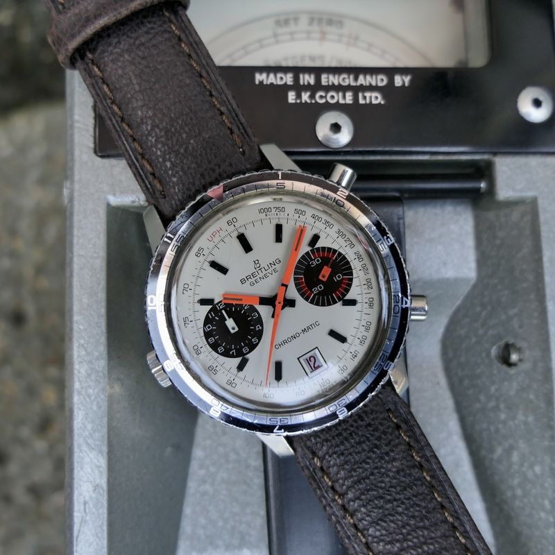 Image 12 of Breitling Chrono-Matic 2110; Automatic vintage chronograph watch