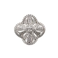 18K white gold pendant with 1.40 ct. diamonds | Vintage