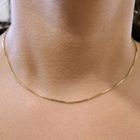 Image 8 of Golden Venetian link chain | 40.5 cm