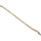 Image 4 of Gold flat gourmet link bracelet | 20 cm