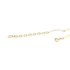 Image 8 of Tricolor gold navy link necklace | 51 cm