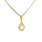 Image 5 of Gold pendant with zirconia stones