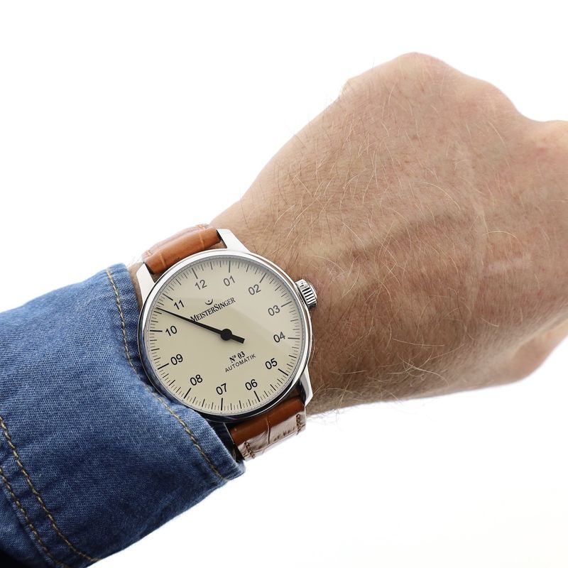 Image 14 of Meistersinger No. 03 Automatik; Automatic men's watch