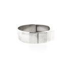 Image 3 of Silver Artistic Slave Bracelet; Size M/L