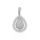 Image 1 of 9 carat pendant with diamonds