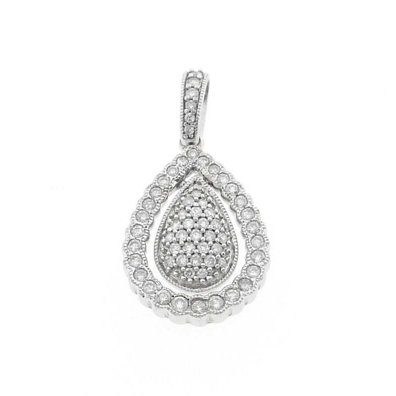 Image 1 of 9 carat pendant with diamonds