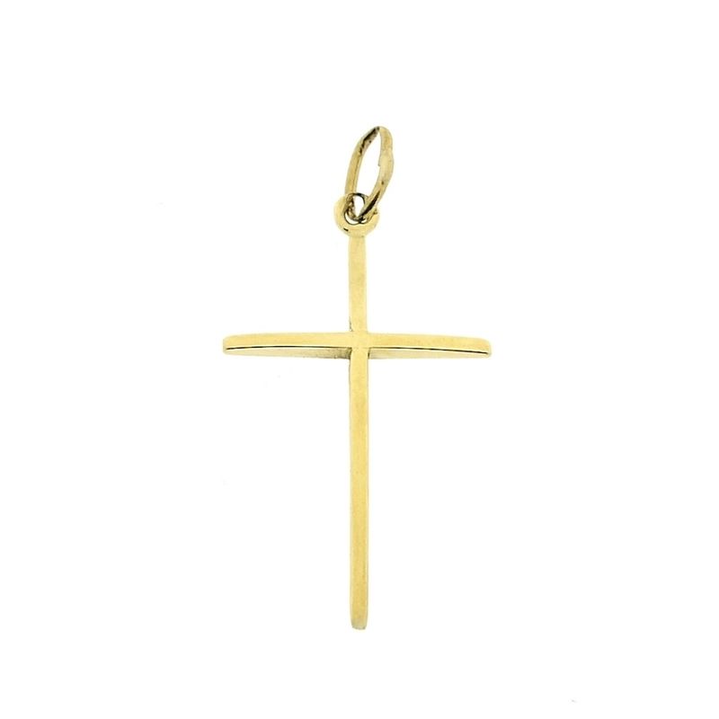 Image 1 of Gold pendant with a subtle cross