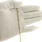 Image 11 of Gold link bracelet with zirconia | 17.5 cm