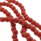 Image 5 of Red coral bead bracelet with gold clasp; Antique | 18 cm