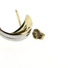 Image 5 of Two-tone gold stud earrings