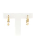 Image 3 of Bicolor Gold Earrings ; Ø 16.5