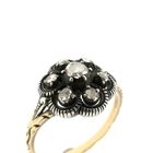 Image 3 of Gold Victorian ring with rose-cut diamonds