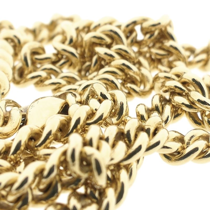 Image 7 of Solid gold gourmet link chain