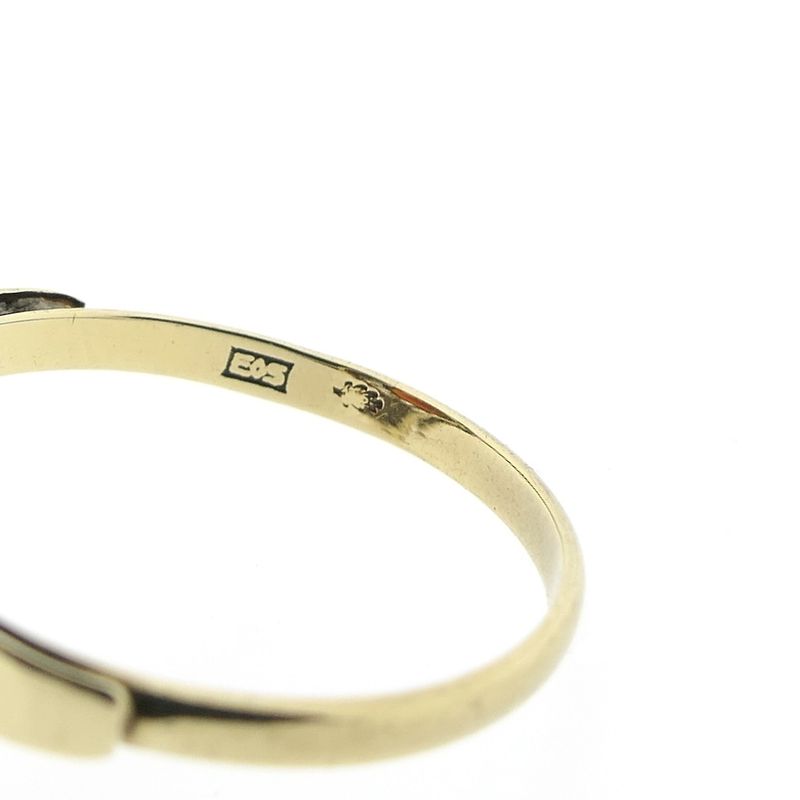 Image 5 of Gold ring with carnelian | Vintage