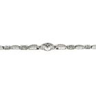 Image 6 of White gold link bracelet with 1.40 ct diamond.