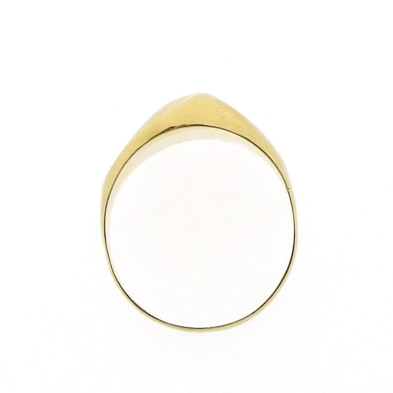 Image 3 of Gold ring with a domed design